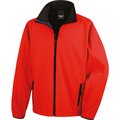 Chaqueta Softshell hombre transpirable y cortavientos Red / Black XL