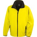 Chaqueta Softshell hombre transpirable y cortavientos Yellow / Black 3XL
