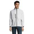 Chaqueta Softshell Impermeable Hombre Blanco S