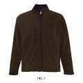 Chaqueta Softshell Impermeable Hombre Marrón Chocolate S