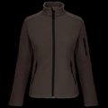 Chaqueta softshell impermeable para muer CHOCOLATE XL