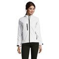 Chaqueta Softshell Impermeable Mujer 340g Blanco S