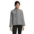 Chaqueta Softshell Impermeable Mujer 340g Gris Jaspeado L