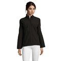 Chaqueta Softshell Impermeable Mujer 340g Negro/ Negro Opaco L