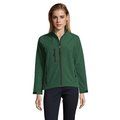 Chaqueta Softshell Impermeable Mujer 340g Verde Botella Oscuro M