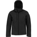 Chaqueta Softshell interior de micropolar con capucha Black 3Xl