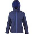 Chaqueta Softshell mujer con capucha Navy / Royal L
