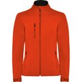 Chaqueta Softshell Mujer con Forro Polar Naranja Fuego L
