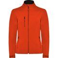 Chaqueta Softshell Mujer con Forro Polar NARANJA FUEGO S
