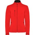 Chaqueta Softshell Mujer con Forro Polar Rojo 3XL