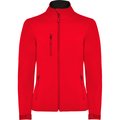 Chaqueta Softshell Mujer con Forro Polar Rojo M