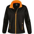 Chaqueta Softshell mujer impermeable Black / Orange XL