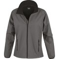 Chaqueta Softshell mujer impermeable Charcoal / Black Xs