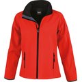 Chaqueta Softshell mujer impermeable Red / Black L