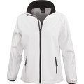 Chaqueta Softshell mujer impermeable White / Black XXL