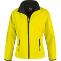 Chaqueta Softshell mujer impermeable Yellow / Black L