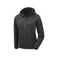 Chaqueta softshell reciclada con capucha mujer