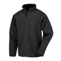 Chaqueta softshell reciclada hombre Black Xl
