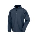 Chaqueta softshell reciclada hombre Navy XL