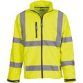 Chaqueta Softshell con Tiras reflectantes Hi Vis Yellow L