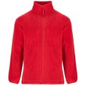 Chaqueta Sudadera Polar Cuello Alto Rojo L
