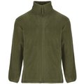 Chaqueta Sudadera Polar Cuello Alto Verde Pino 3Xl