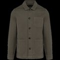 Chaqueta tejido de sarga Washed Dark Khaki 3XL