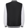 Chaqueta unisex bicolor ligeramente acolchada