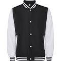 Chaqueta unisex bicolor ligeramente acolchada