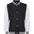 Chaqueta unisex bicolor ligeramente acolchada