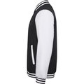 Chaqueta unisex bicolor ligeramente acolchada