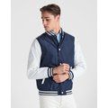 Chaqueta unisex bicolor ligeramente acolchada