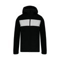 Chaqueta unisex con capucha Black / White 4XL