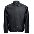 Chaqueta unisex con cierre de botones Negro M