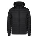 Chaqueta unisex RPET cortavientos resistente al agua Neg L