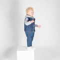 Chaqueta vaquera de niños con capucha