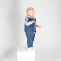 Chaqueta vaquera de niños con capucha