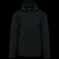 Chaquetas softshell con capucha y mangas extraíbles Unisex Black 4XL