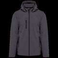 Chaquetas softshell con capucha y mangas extraíbles Unisex Titanium M