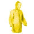Chubasquero con capucha ajustable y bolsillos con solapa Amarillo Talla Única Adulto