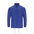 Chubasquero plegable con capucha extraíble Azul L