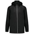 Chubasquero unisex impermeable 1500mm con capucha Black 3Xl