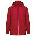 Chubasquero unisex impermeable 1500mm con capucha Sporty Red L