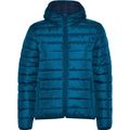 Chaqueta Acolchada Mujer con Capucha Azul Luz De Luna 2Xl