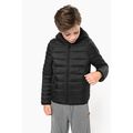 Chaqueta acolchada con capucha infantil