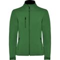 Chaqueta Softshell Mujer con Forro Polar Verde Botella 3Xl