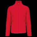 Chaqueta micropolar con cremallera hombre Red M