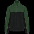 Chaqueta micropolar bicolor Black / Forest Green L