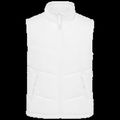 Chaleco acolchado unisex con forro polar White L
