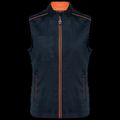 Chaleco mujer con bolsillos Navy / Fluorescent Orange S